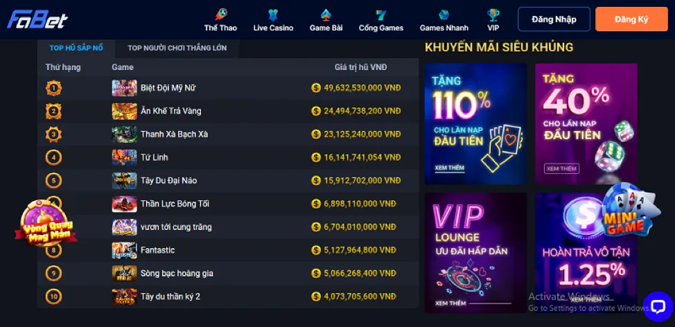 Hoàn trả hàng ngày không giới hạn tại 66mb nhà cái